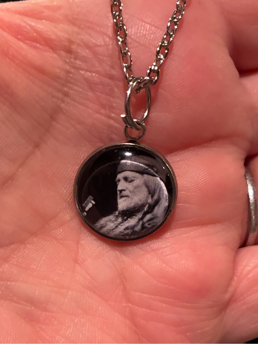 Willie Nelson Charm Necklace